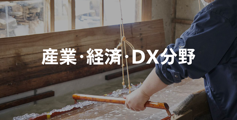 産業・経済・DX分野